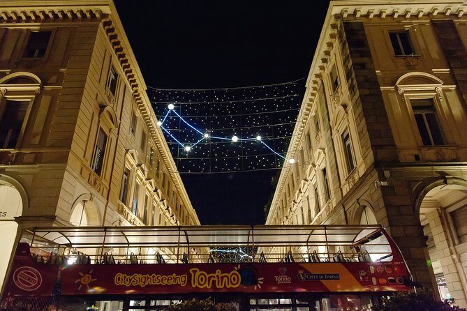 Luci d'Artista City Tour - The one main stop: Turin’s light installations from a panoramic viewpoint