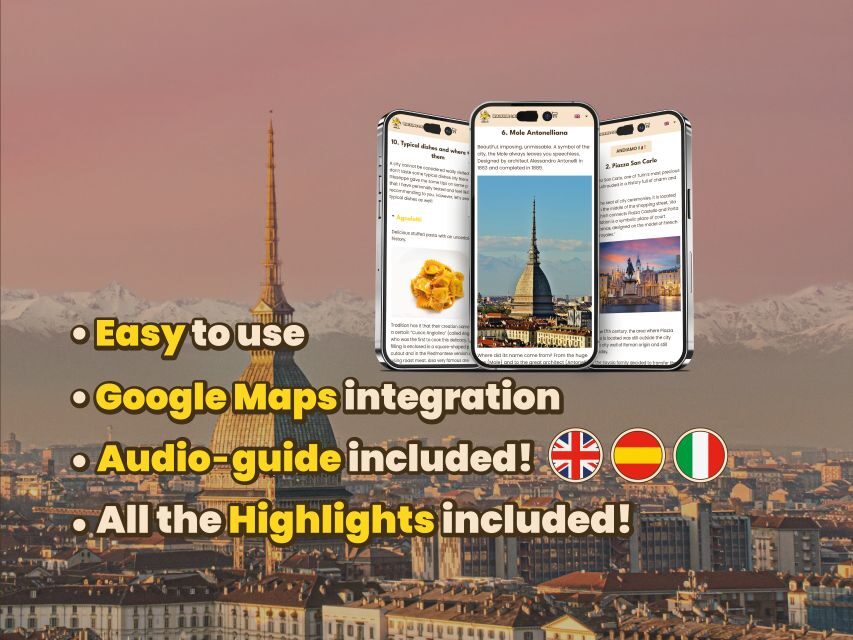 Torino: Digital Guide made by a Local for your walking tour - Your 4.1 km Route: Main Monuments at a Human Pace
