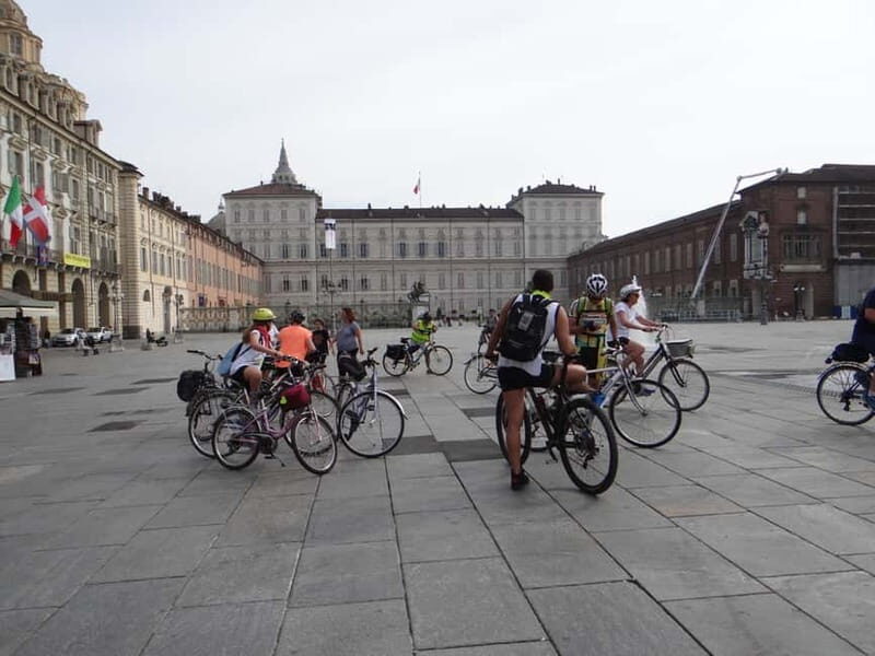 Turin: City Highlights Guided Bike Tour - Piazza San Carlo and royal Turin: the city’s theater of streets