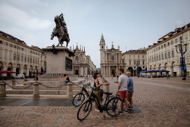 Turin E-Bike Tour: Explore the City and Its Best Viewpoint - Piazza Carignano: UNESCO status, plus architecture you can feel