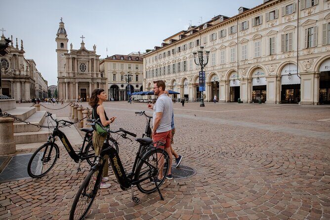 Turin E-Bike Tour: Explore the City and Its Best Viewpoint - Mole Antonelliana area: the city symbol plus modern street messages