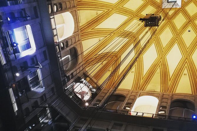 Turin, National Cinema museum and Mole with elevator Guided tour - Mole Antonelliana elevator views: quick, dramatic, and useful